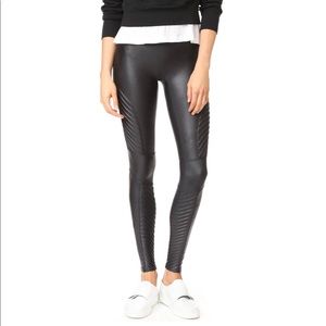 SPANX faux leather motto leggings
